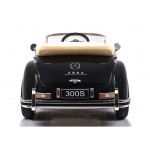 Elektrické autíčko Mercedes Benz 300S Retro - lakované - čierne